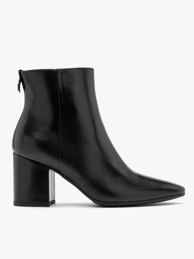 Schwarze Damen-Keilstiefel