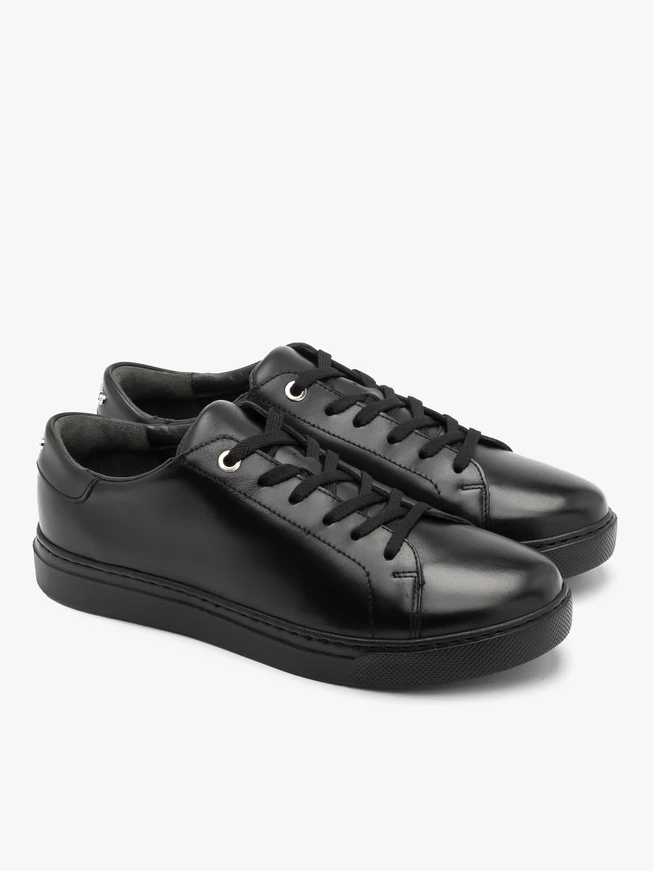 Sportliche Damen-Halbschuhe in Schwarz