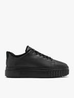 Isolierte Sporthalbschuhe in schwarzer Farbe
