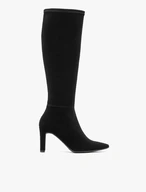 Flexible Stiefel mit breitem Stiletto-Schaft
