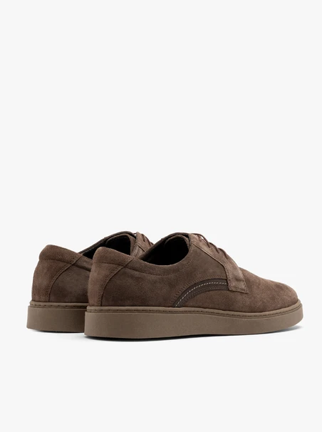 Brown suede men’s shoes