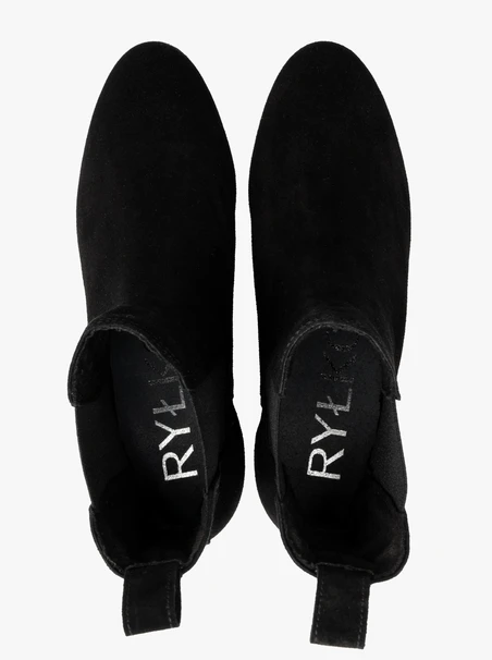 Slingbacks aus Velours für Damen mit rundem Absatz
