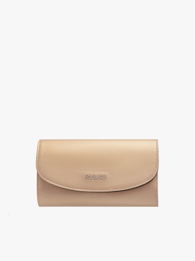 Kleine goldene Clutch-Tasche