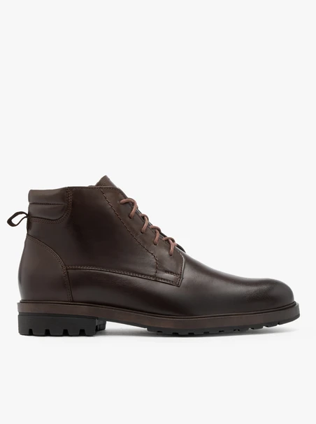 Dunkelbraune Herrenstiefel im Freizeitstil