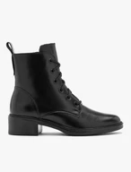 Black lace-up women’s boots