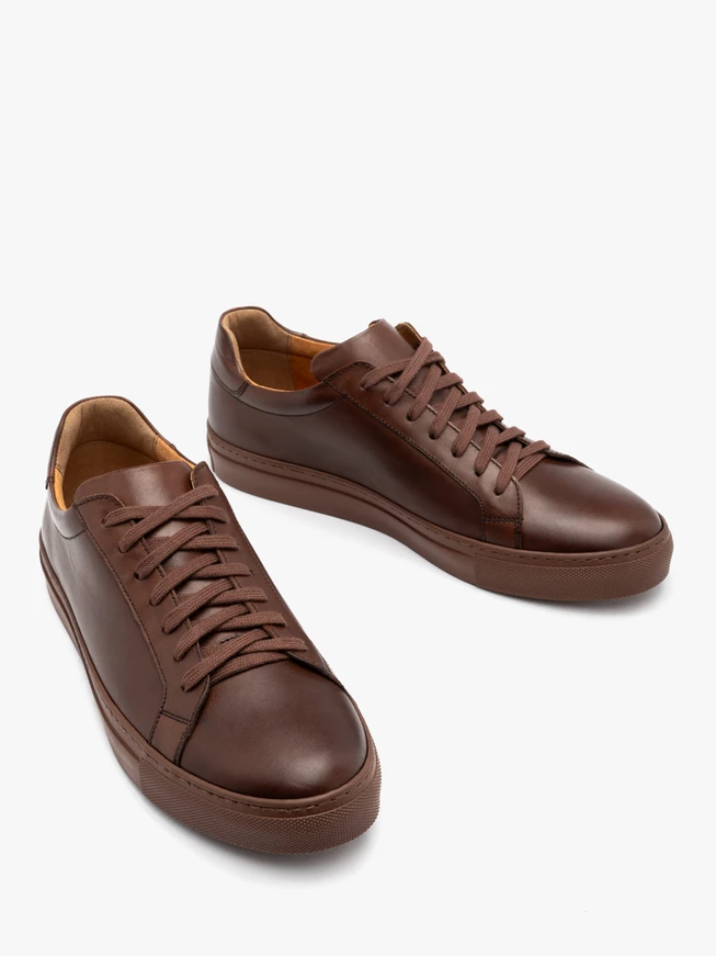 Brown sporty shoes