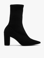 Gummistiefel mit Stiletto-Absatz und spitzer Zehe