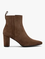 Damenstiefel aus Veloursleder mit Stilettoabsatz