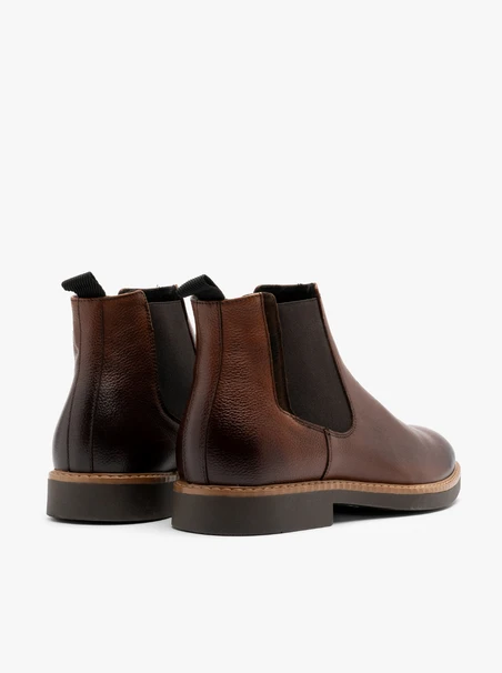 Brązowe sztyblety męskie w stylu casual
