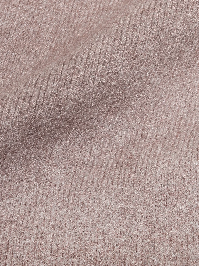 Graue Mütze und Schal aus Wollmischgewebe