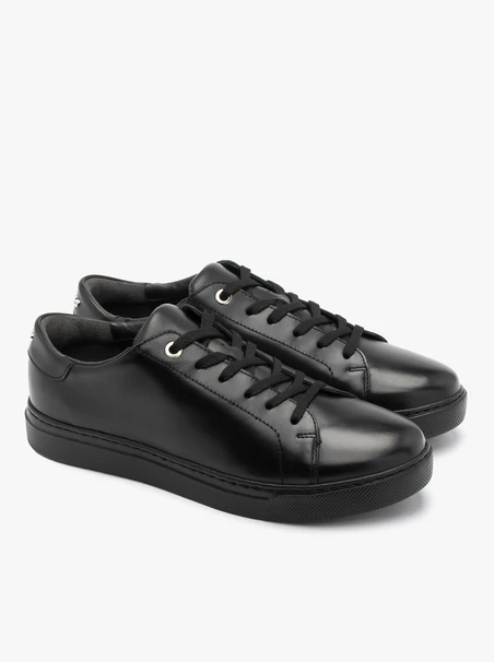 Sportliche Damen-Halbschuhe in Schwarz
