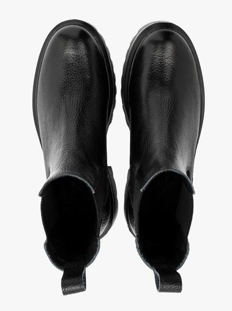 Schwarze Slingbacks für Frauen auf dicken Sohlen