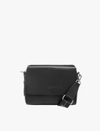 Schwarze Handtasche für Frauen mit dekorativem Riemen