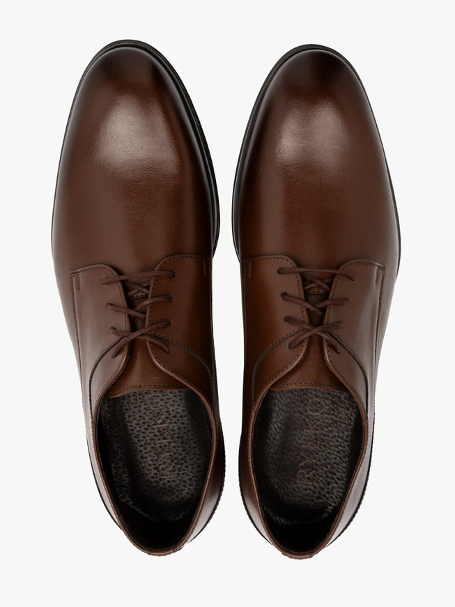 Brown men’s leather shoes