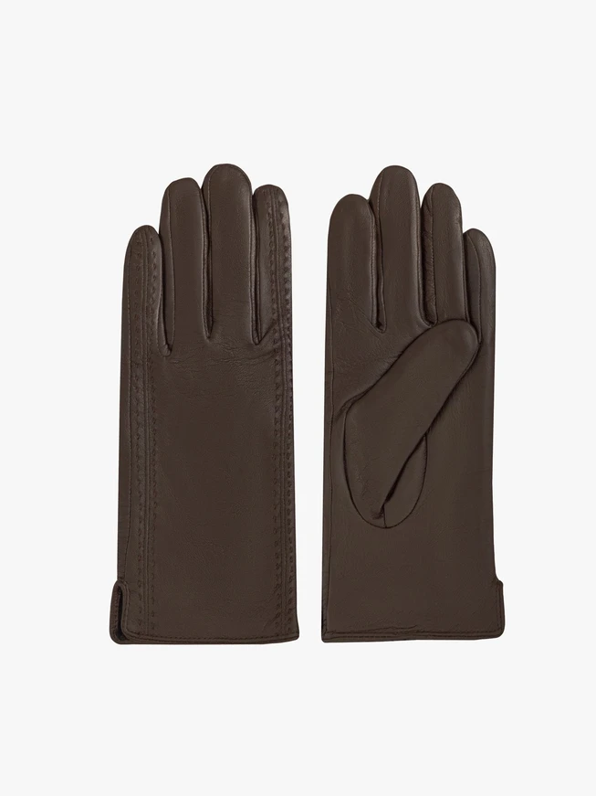 Damen Lederhandschuhe in Braun