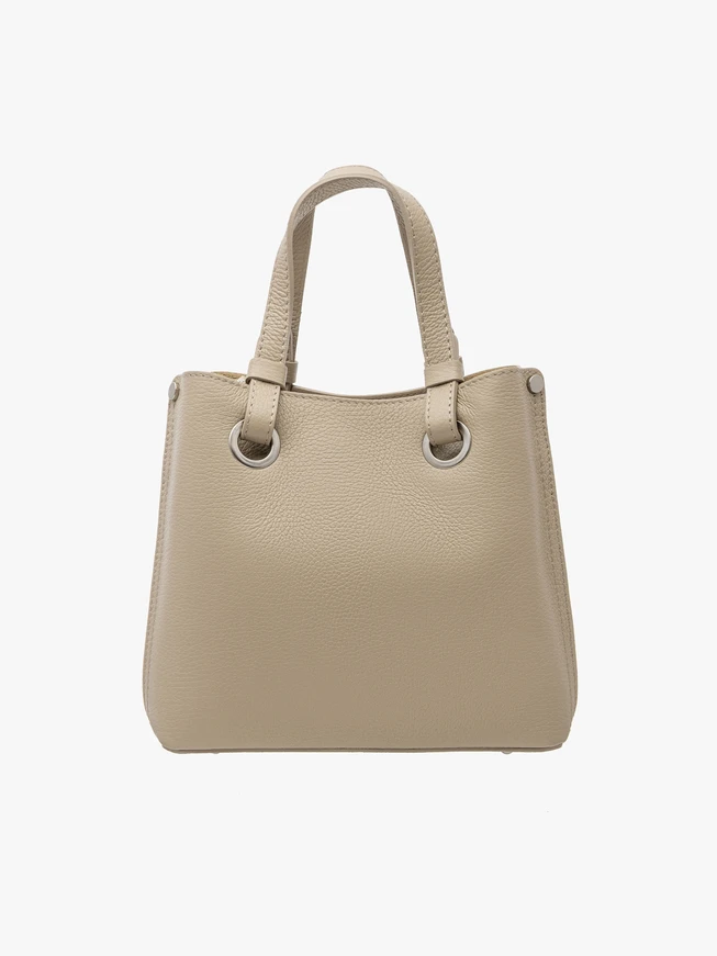 Dunkelbeige Handtasche für Frauen
