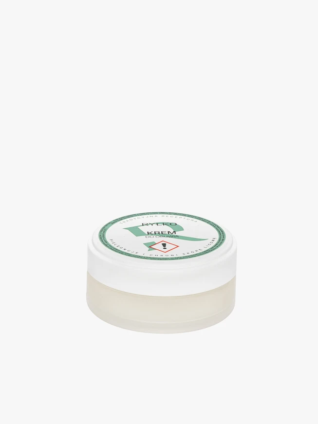 Colorless shoe cream