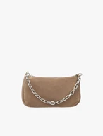 Beige Handtasche mit dekorativer Kette