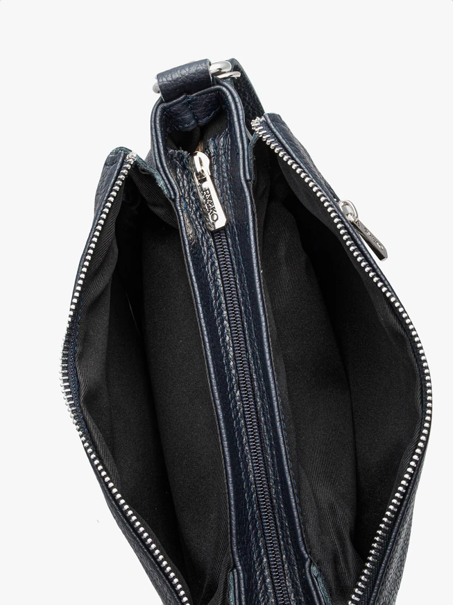 Marineblaue mittelgroße Posttasche