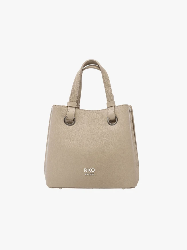 Dunkelbeige Handtasche für Frauen