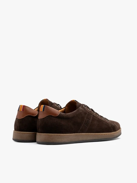 Braune Herren-Halbschuhe im Sport-Stil