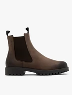 Herren Slipper aus Nubuk mit Traktorsohle