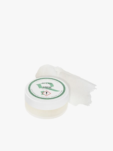 Colorless shoe cream