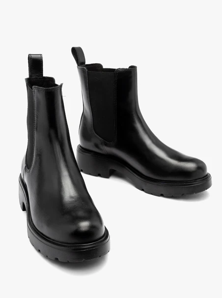 Schwarze Slingbacks für Frauen mit leichter Sohle