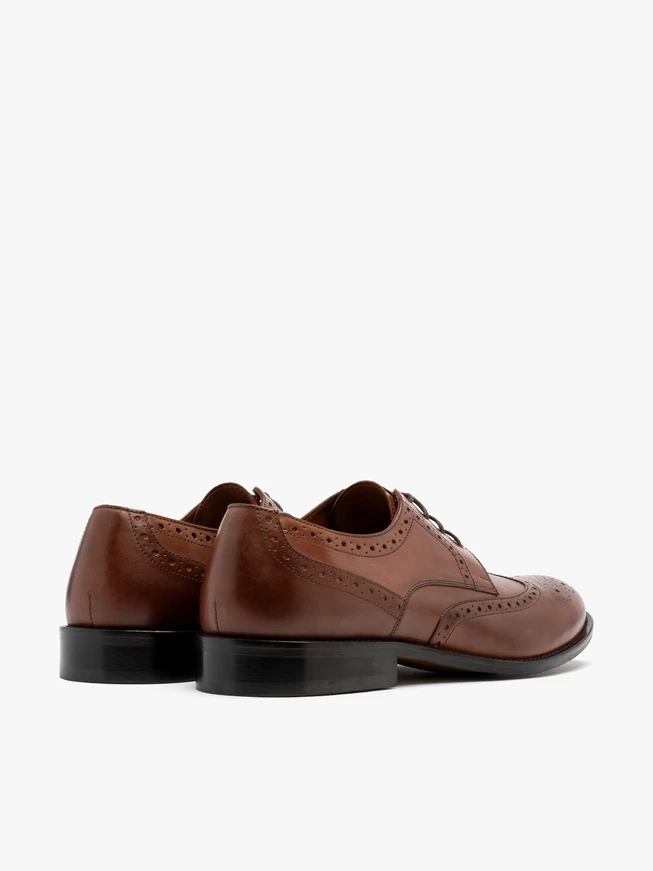 Braune Brogues für Männer