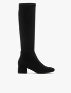 Elastische Stiefel mit niedrigen Absätzen