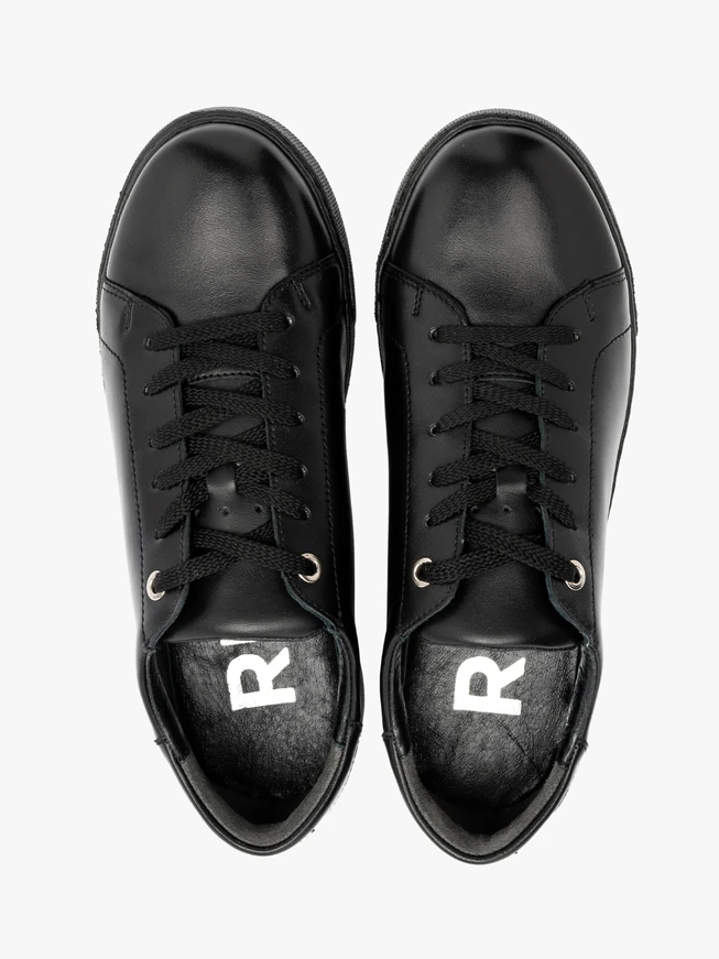Sportliche Damen-Halbschuhe in Schwarz
