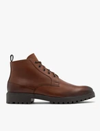 Braune Herren-Turnschuhe mit Traktor-Boden