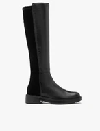 Damenstiefel aus kombinierten Materialien