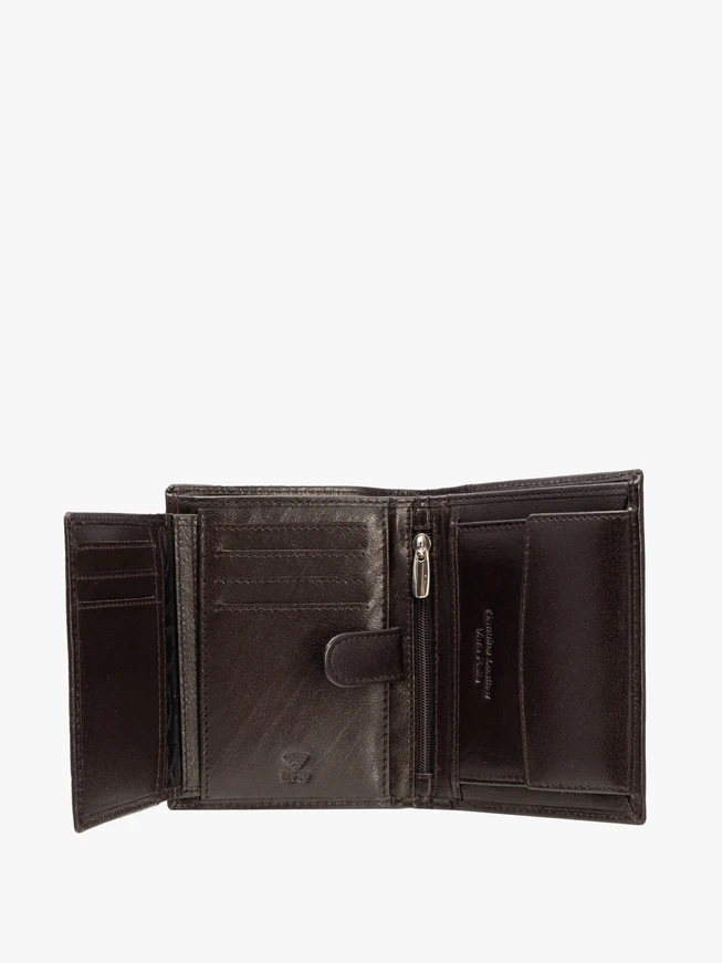 Brown men’s leather wallet