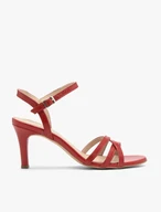 Rote Stiletto-Sandalen für Frauen