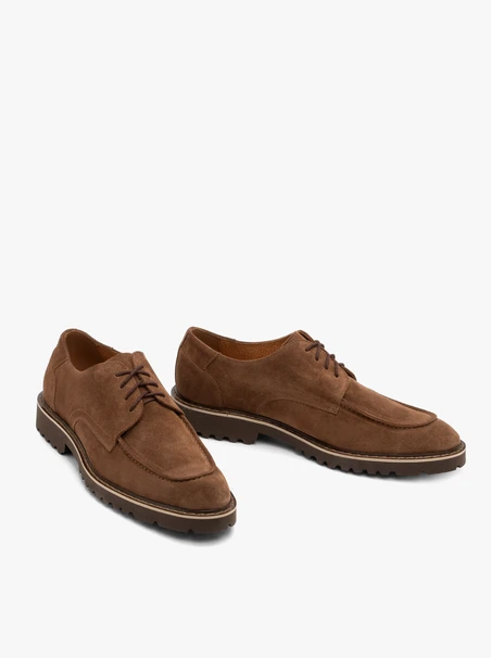 Velours-Halbschuhe für Männer