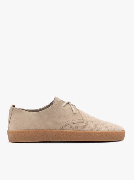 Welurowe półbuty męskie w stylu casual