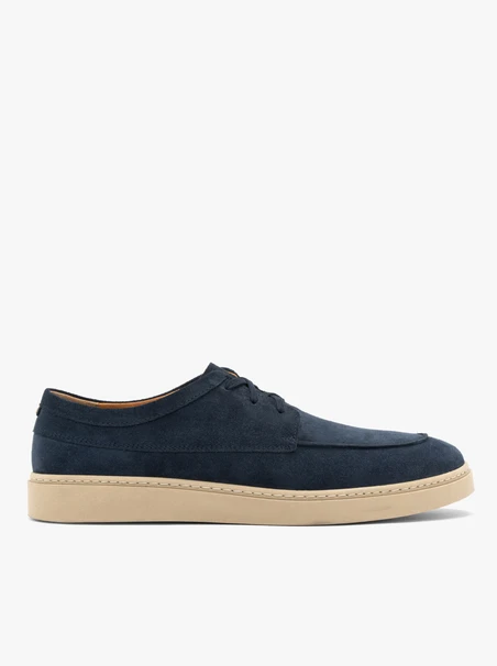 Marineblaue Schnürschuhe für Männer