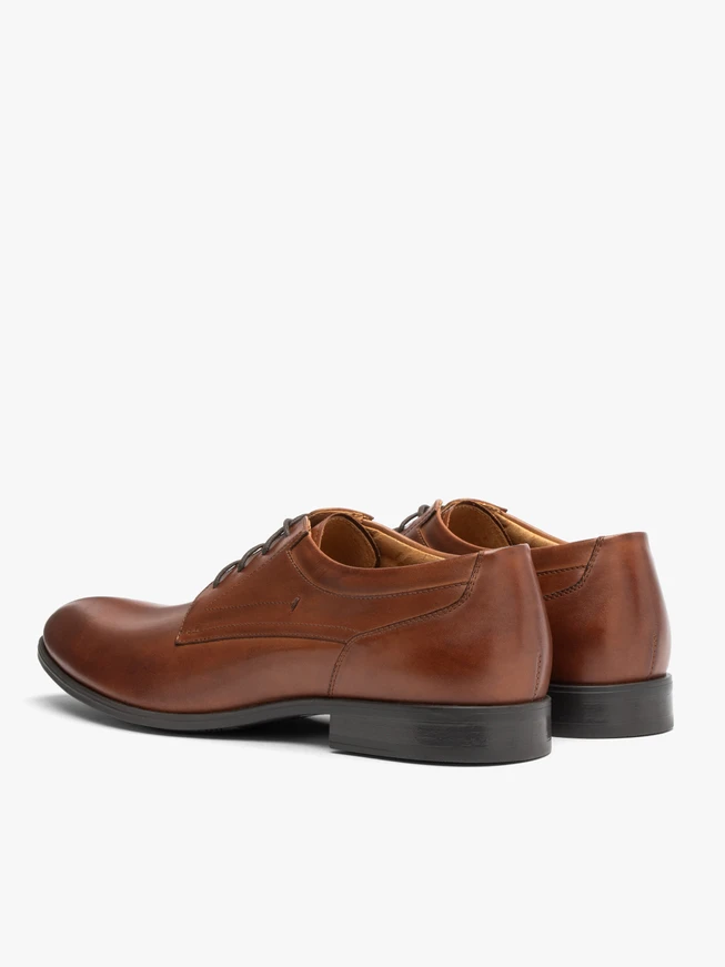 Braune formelle Halbschuhe zum Schnüren