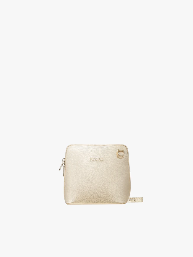 Kleine goldene Umhängetasche
