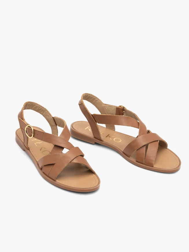 Light brown women’s sandals