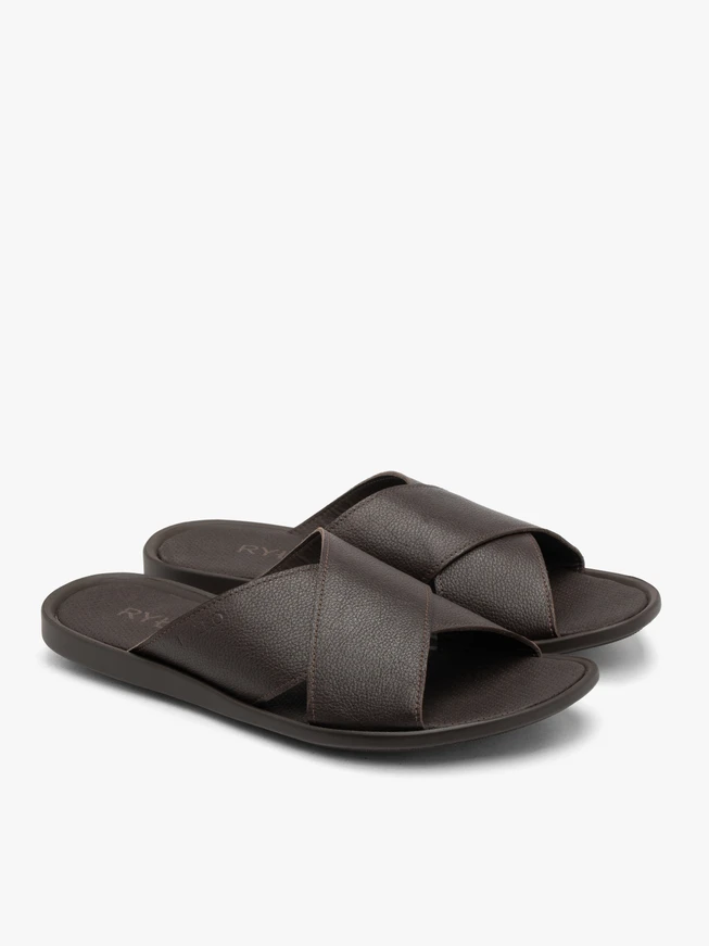 Braune Herren-Flip-Flops
