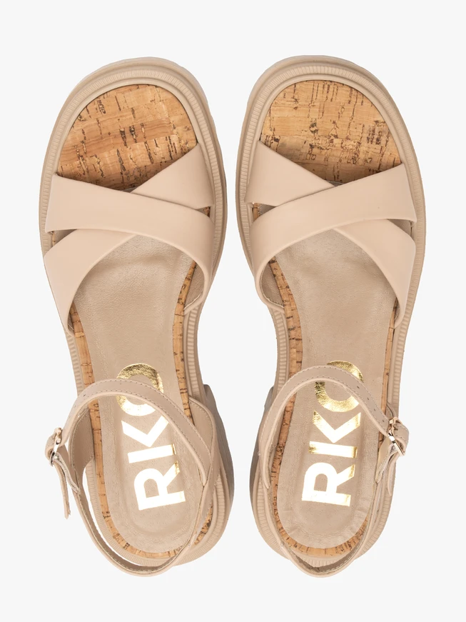 Beige women’s sandals
