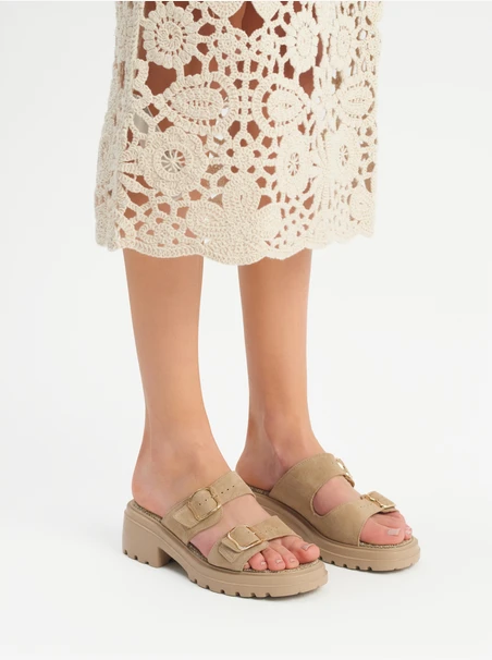 Sand Plateau-Flip-Flops für Frauen