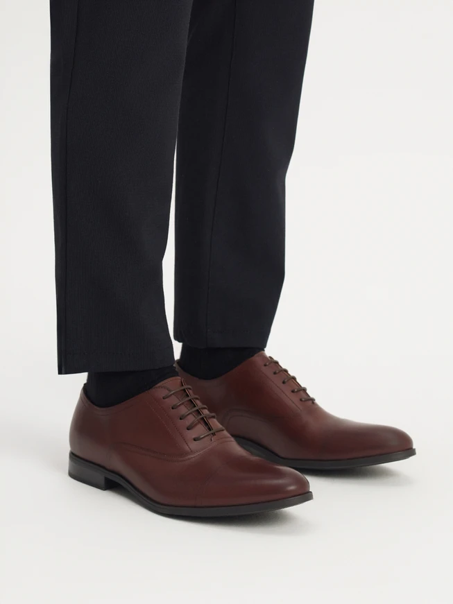 Brown men’s dress shoes