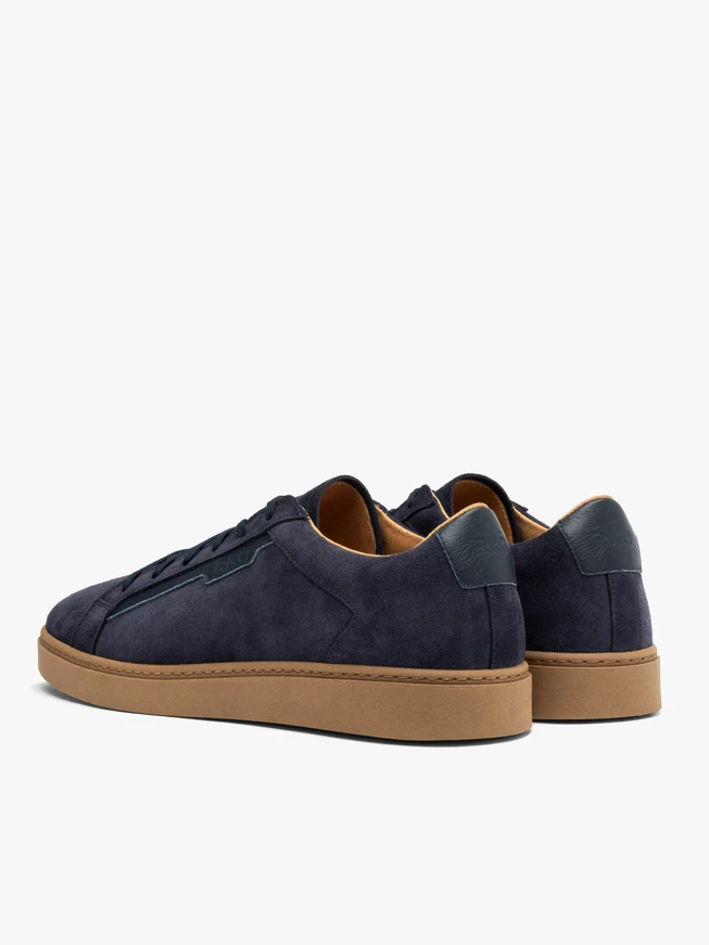 Marineblaue Schnürschuhe für Männer
