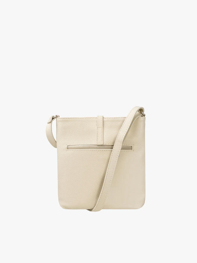 Medium cream crossbody bag