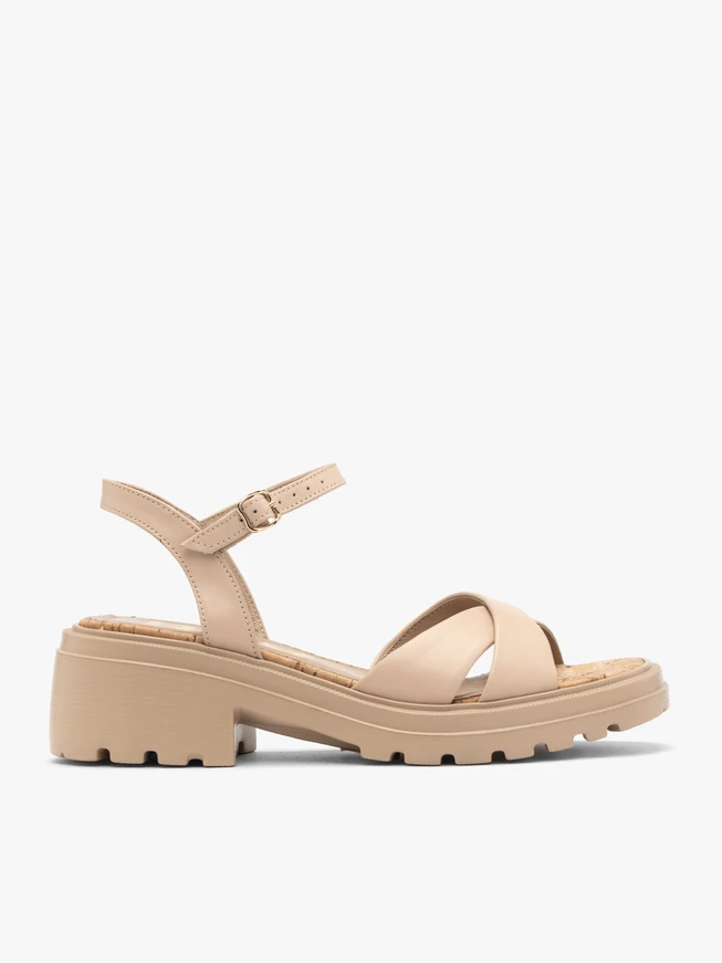 Beige women’s sandals