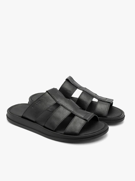 Schwarze Herren-Flip-Flops