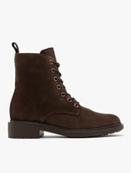 Brown women’s suede ankle boots